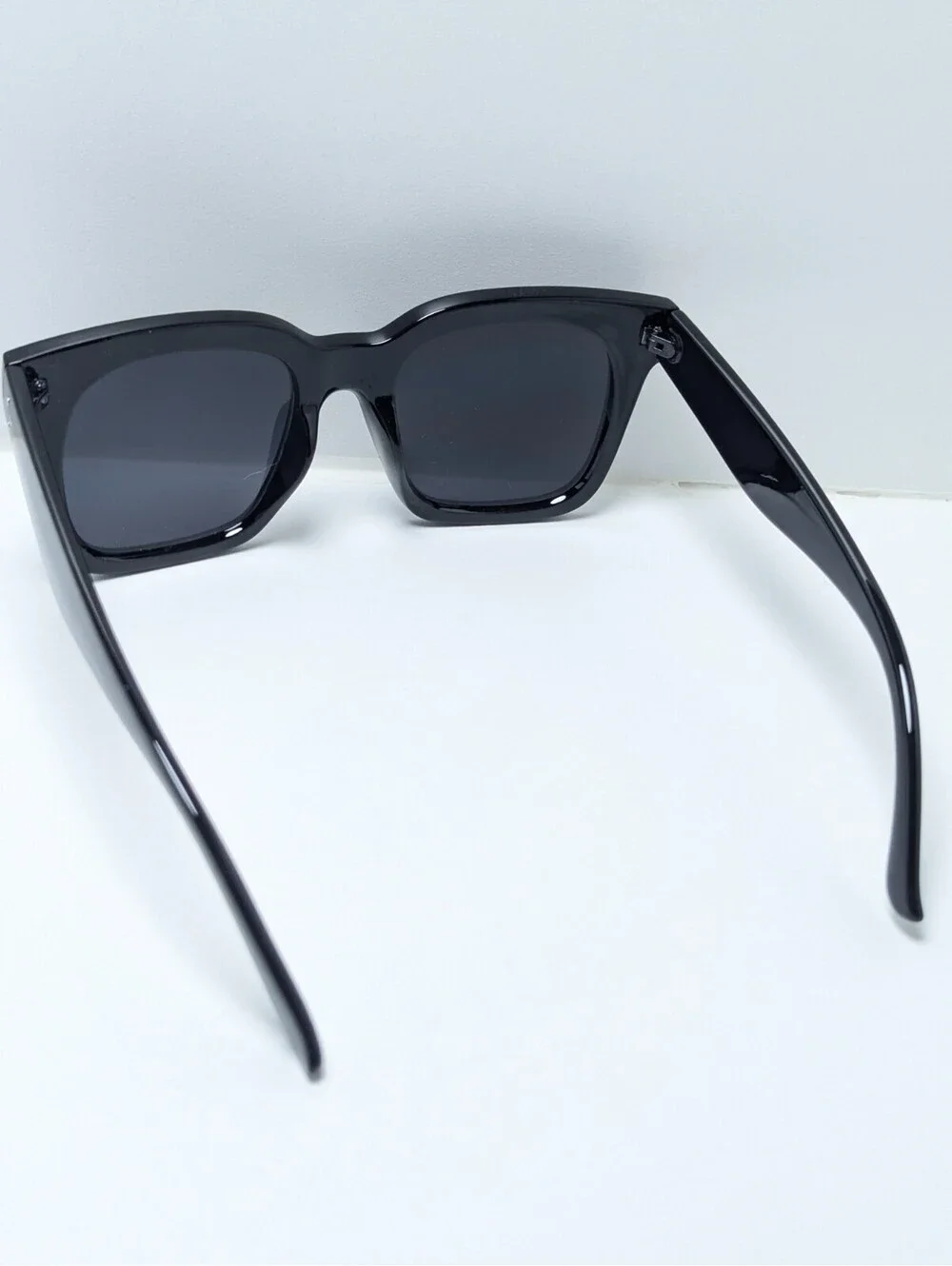 Casual Dark Gray UV Lens Classic Outdoor Black Square Men's Fashion Sunglasses